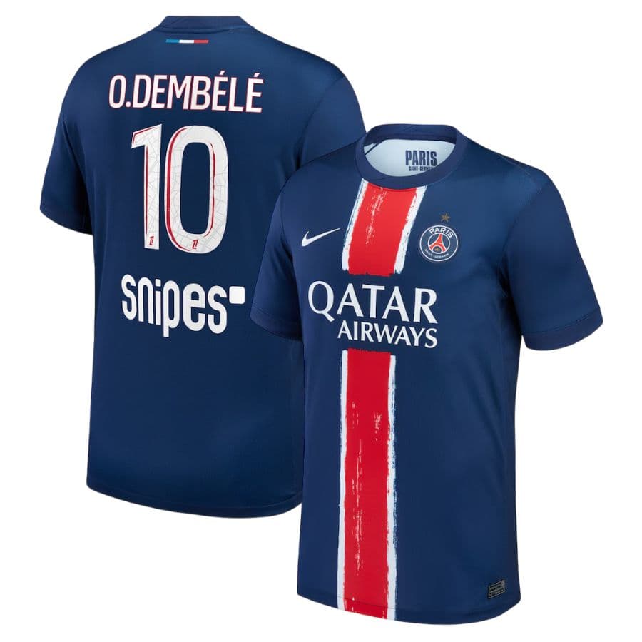 Maillot_PSG_Domicile_2024_2025_Dembélé_1_Etoile_Foot_Soccer_Pro