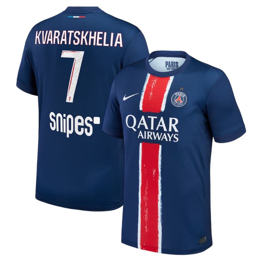 Maillot_PSG_Domicile_2024_2025_Kvaratskhelia_1_Etoile_Foot_Soccer_Pro
