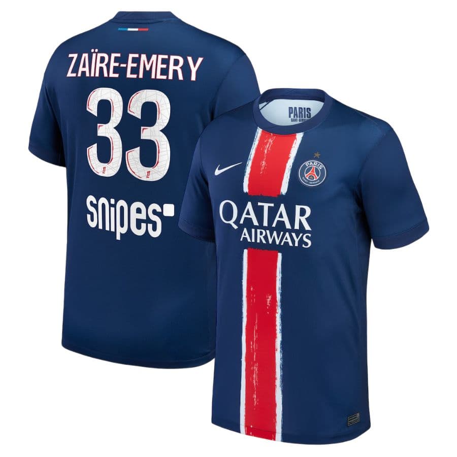 Maillot_PSG_Domicile_2024_2025_Zaire_Emery_1_Etoile_Foot_Soccer_Pro
