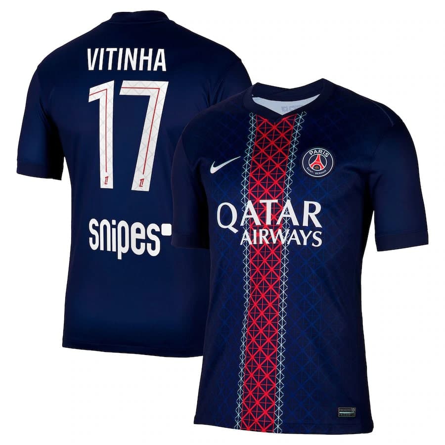 Maillot_PSG_Domicile_2025_2026_Vitinha_Foot_Soccer_Pro