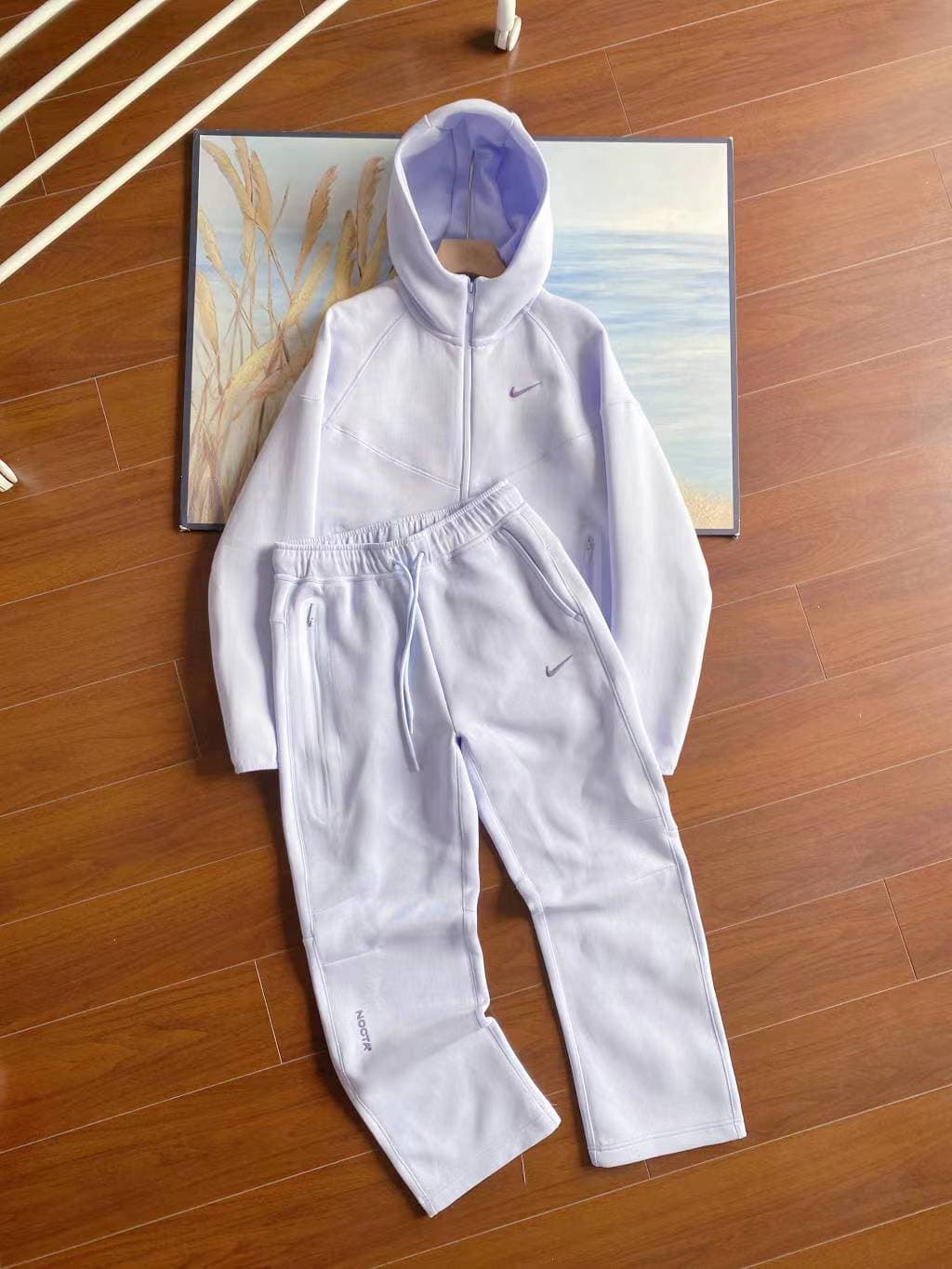 nocta tech fleece full blue