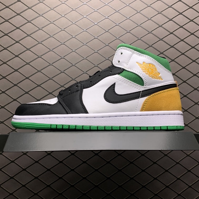 Air_Jordan_1_MID_White_laser_Orange_Lucky_Green_Foot_Soccer_Pro