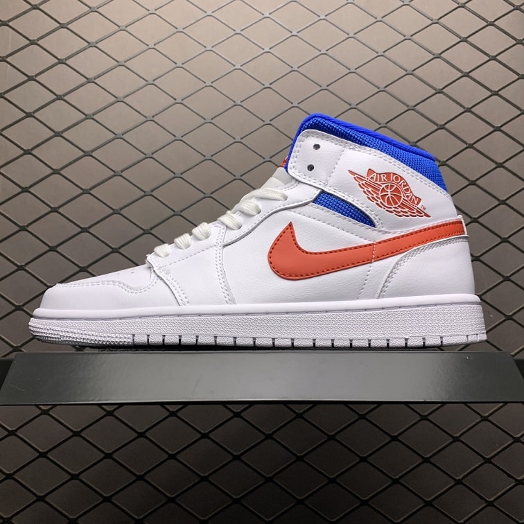 Jordan_1_Mid_White_Red_Royal_Foot_Soccer_Pro